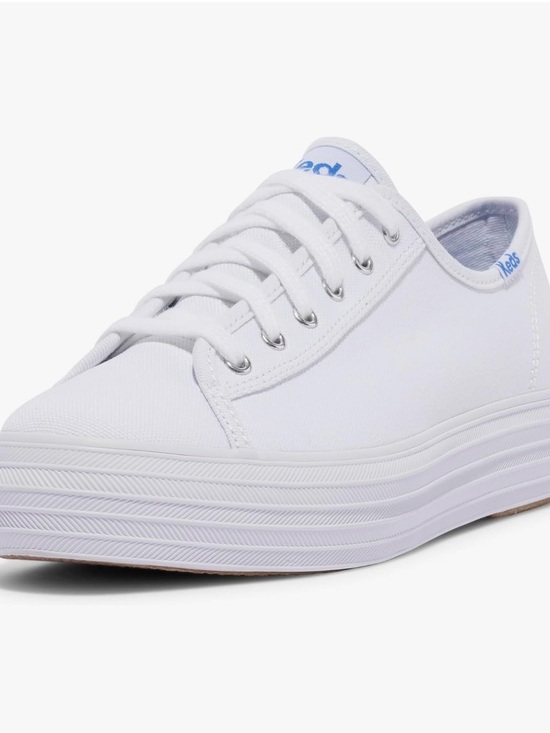 Keds Shoes - Ked’s Triple Kick White Canvas Sneaker Size 8